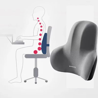 Cuscino lombare per sedia da ufficio, auto e gaming