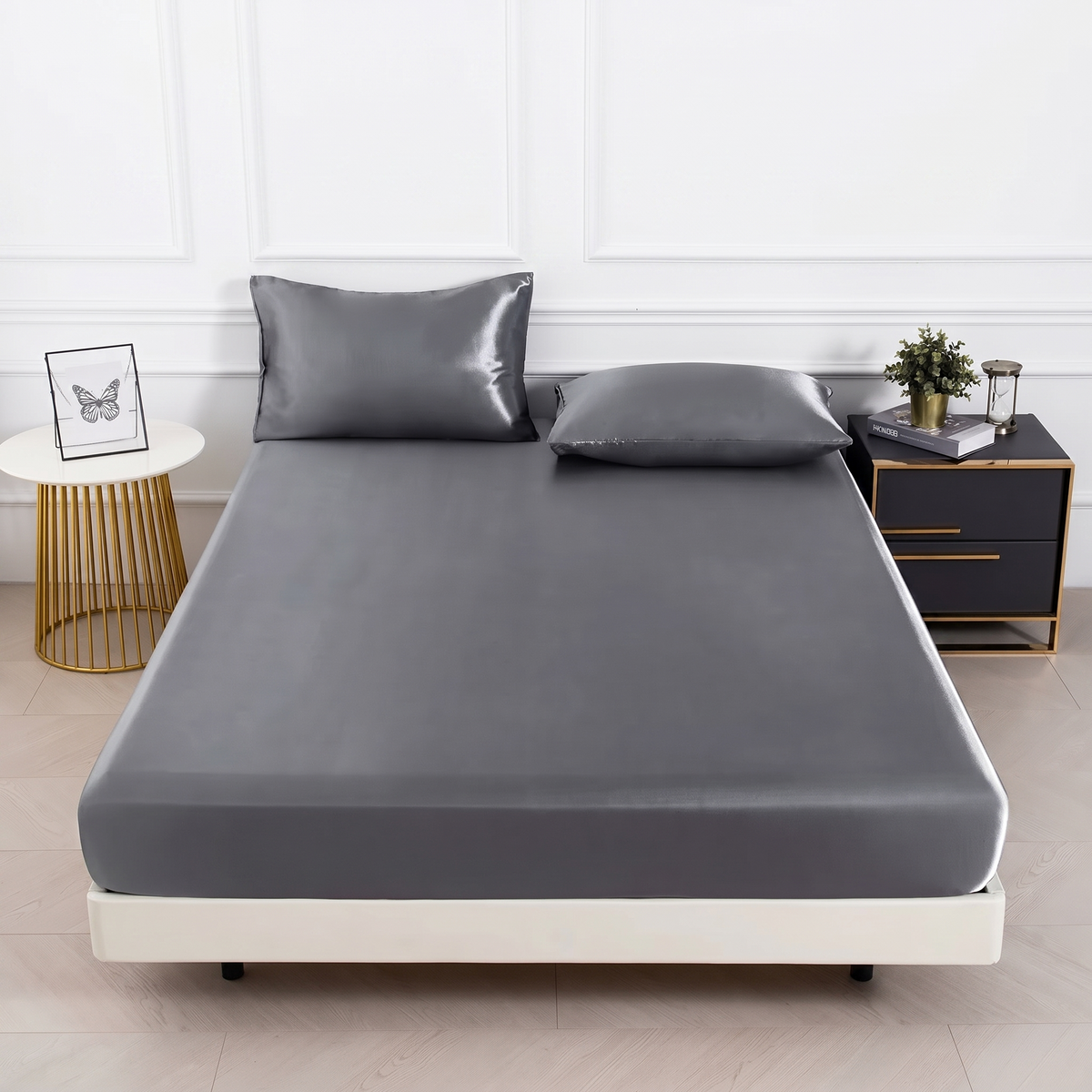 Lenzuola in raso con federe - Luxe